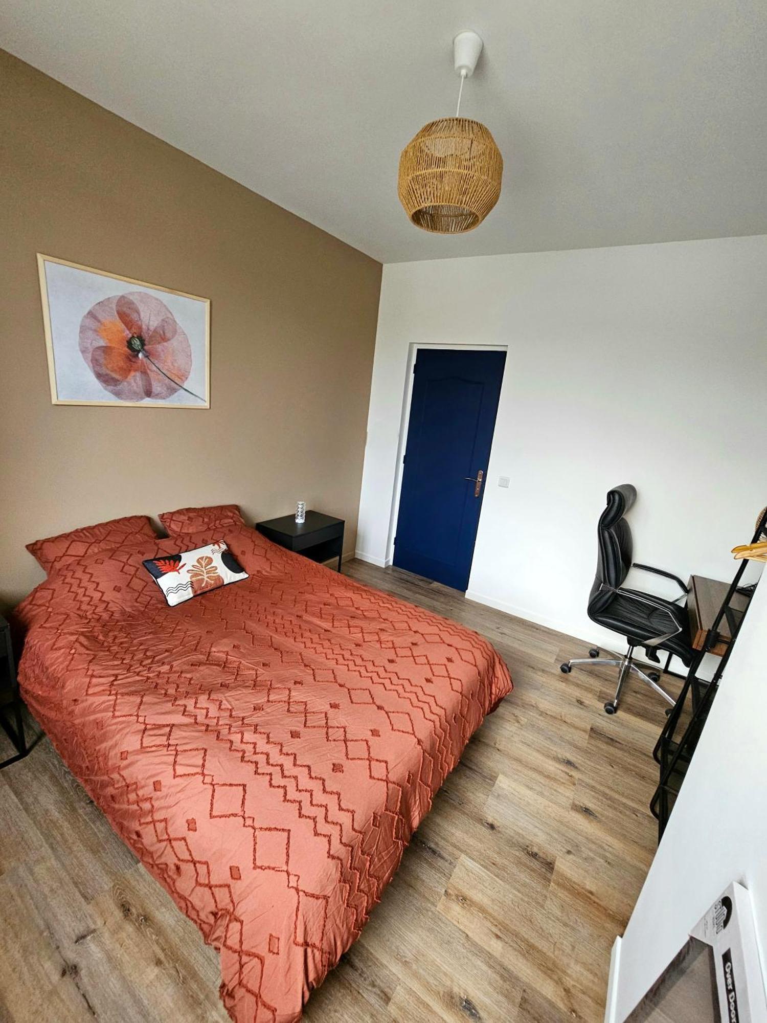 Maison Spacieuse Privatisee Ou A La Chambre - Places De Parking Saint-Michel  Buitenkant foto